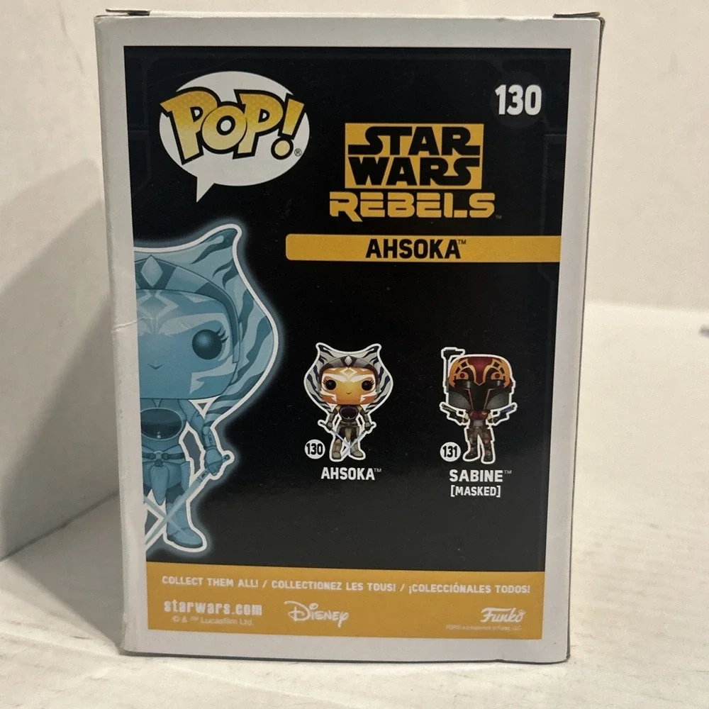 Ahsoka Funko Pop Star Wars Rebels Glow in the‎ Dark LA Comic Con Exclusive